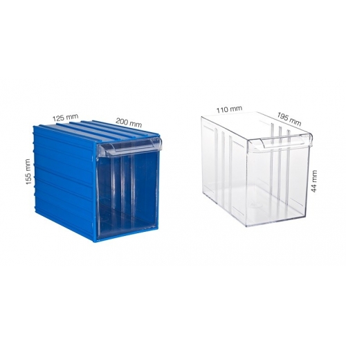 Plastik Çekmeceli Kutular 401-3D